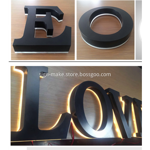 Custom Outdoor Backlit Channel Letter Signs